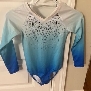 Gymnastic Leotard - IceBlue, girls8